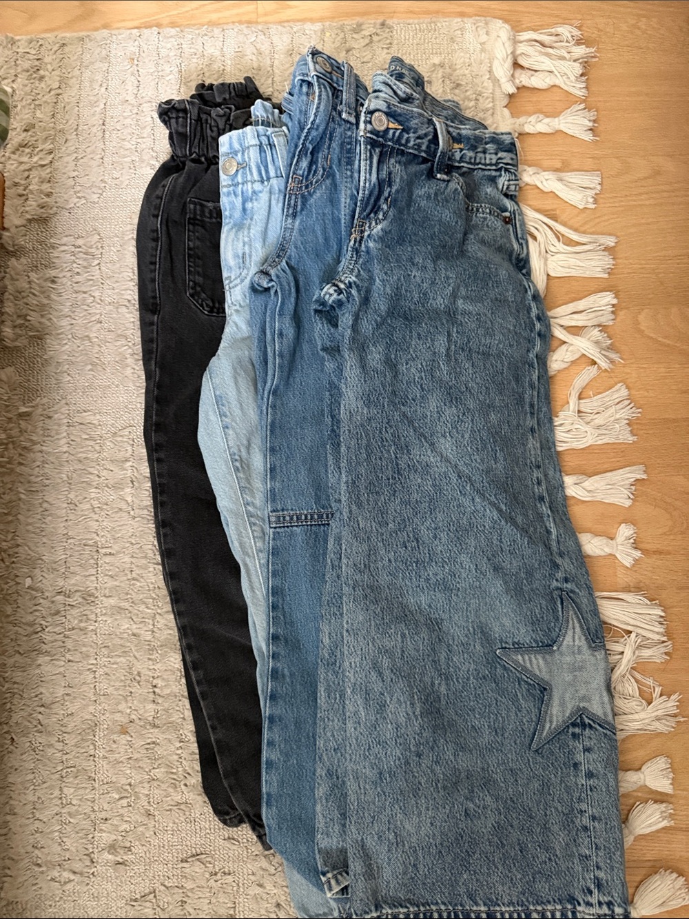 Girls Jeans bundle 4 pairs size 8/9
